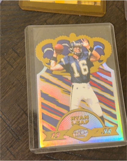 1998 Pacific Gold Crown Die-Cuts #28 Ryan Leaf — front