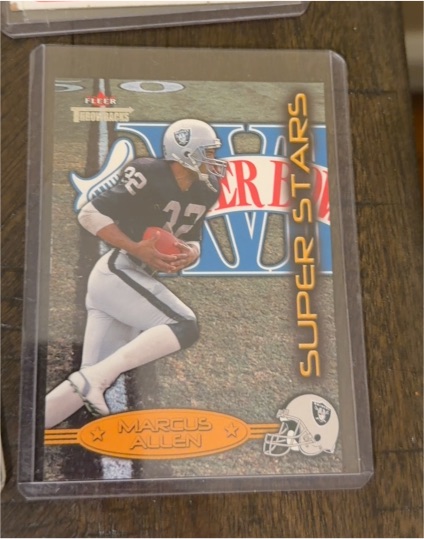 2002 Fleer Throwbacks #3 Marcus Allen Super Stars — front