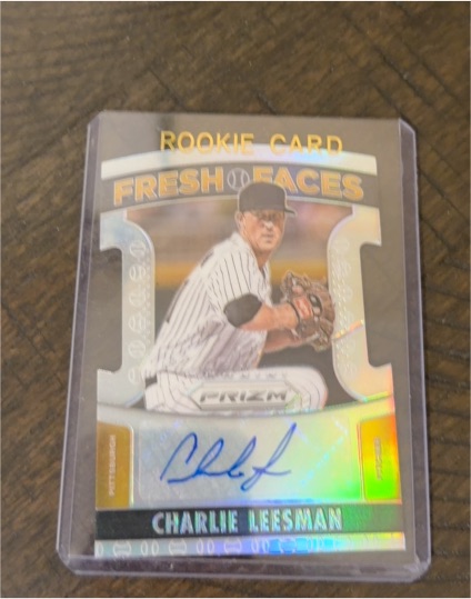 2015 Panini Prizm #17 Charlie Leesman Fresh Faces — front
