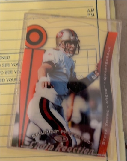 1997 Donruss Preferred Chain Reaction #7A Steve Young — front