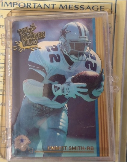 1992 Action Packed The All-Madden Team #22 Emmitt Smith — front