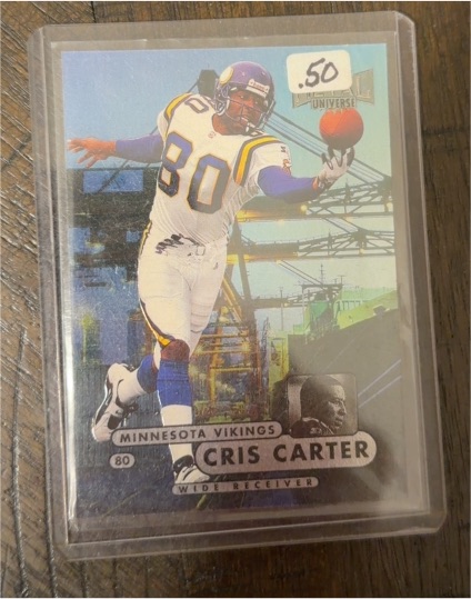 1998 Metal Universe #93 Cris Carter — front