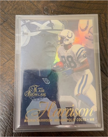 1997 Fleer Flair Showcase #15 Marvin Harrison — front