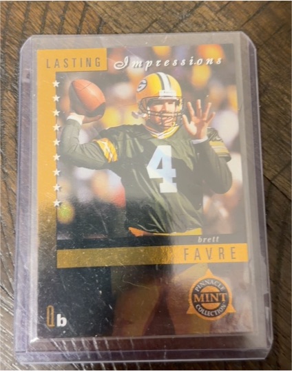 1998 Pinnacle Mint Lasting Impressions #1 Brett Favre — front