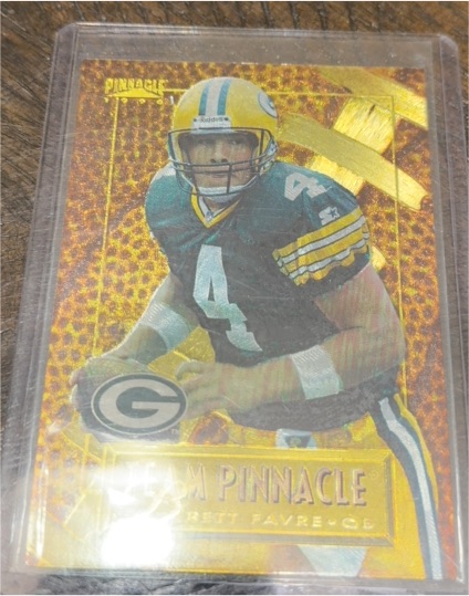 1996 Pinnacle Team Pinnacle #3 Brett Favre / John Elway — front