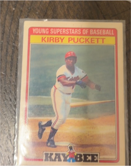 1986 Topps Kaybee Toys Young Superstars of Baseball #25 Kirby Puckett — front