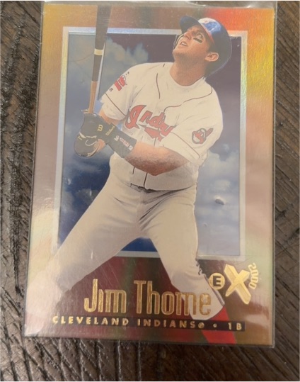 1997 SkyBox E-X2000 #18 Jim Thome — front