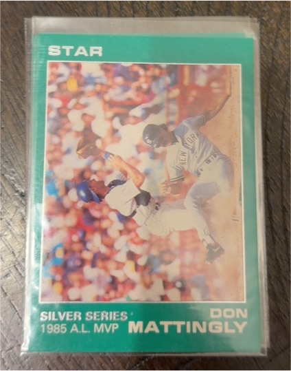 1985 Star Silver Series Don Mattingly — front