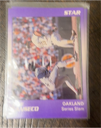 1990 Star #10 Jose Canseco — front