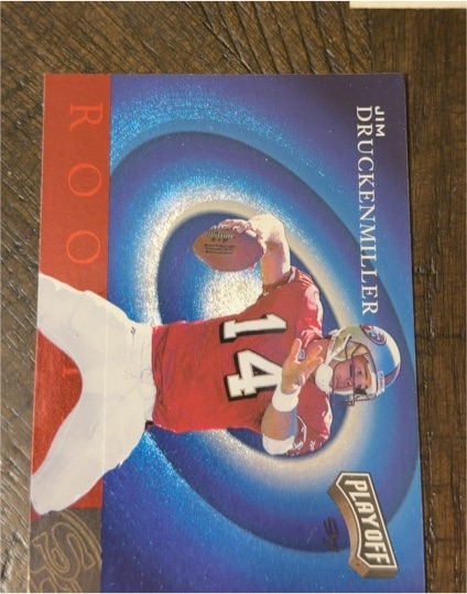 1997 Playoff Zone #19 Jim Druckenmiller Rookie — front