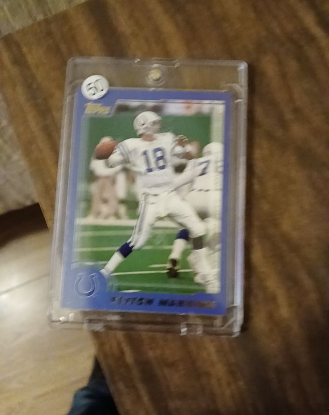 2000 Topps #100 Peyton Manning — front