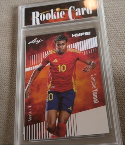 2024 Leaf HYPE! #164A Lamine Yamal Rookie Card Spain — front