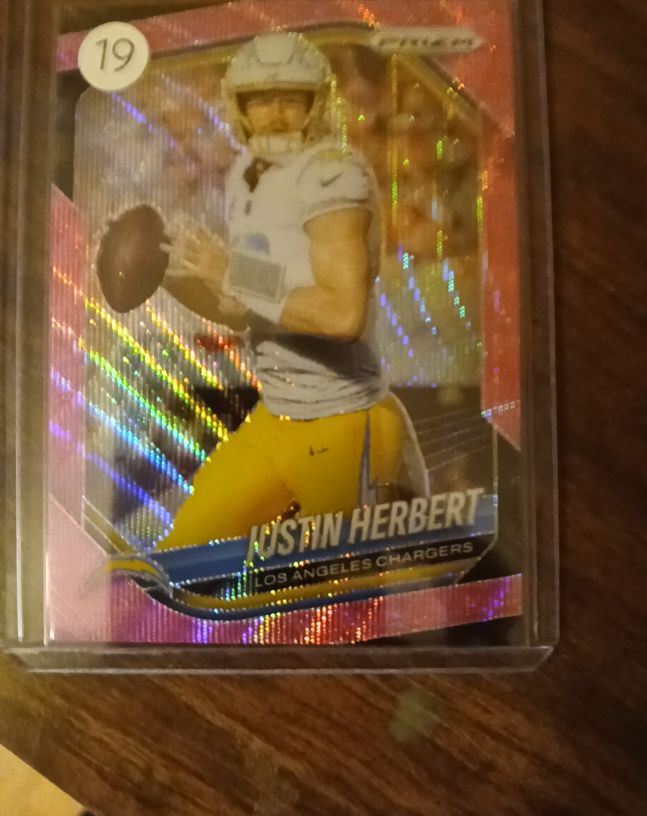 2025 Panini Prizm #215 Justin Herbert — front