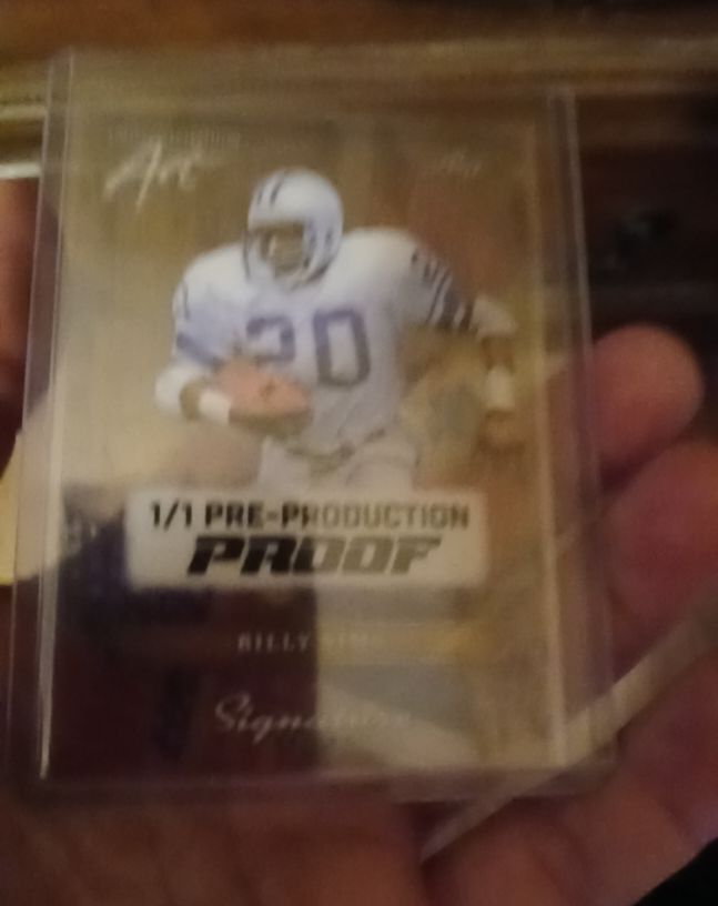 2025 Leaf Pre-Production Proof #A-BS3 Billy Sims — front