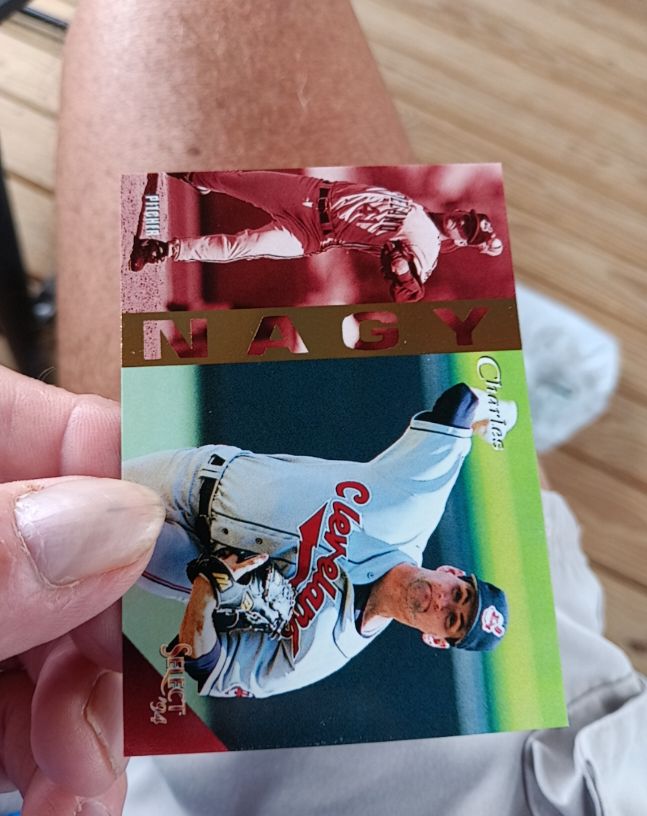 1996 Pinnacle #85 Charles Nagy — front