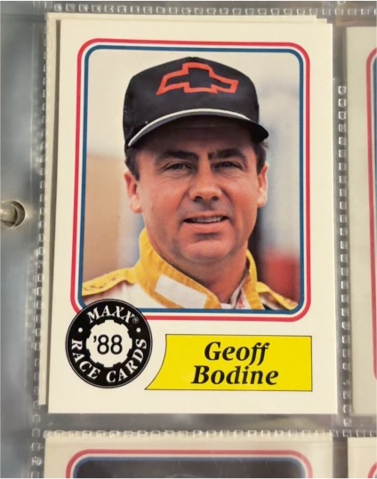 1988 Maxx #67 Geoff Bodine — front