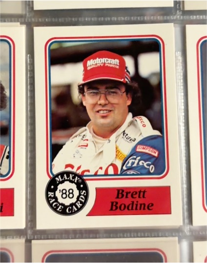1988 Maxx #59 Brett Bodine — front