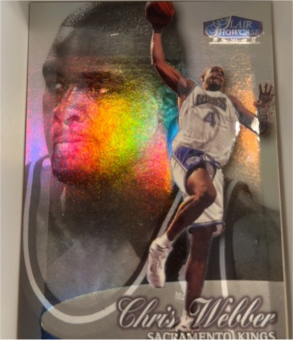 1998-99 Flair Showcase #67 Chris Webber Sacramento Kings — front