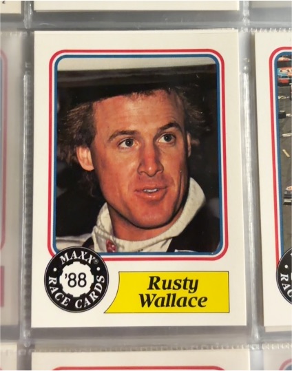 1988 Maxx #14 Rusty Wallace — front