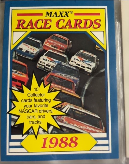 1988 MAXX Race Cards #1 Cover Card — front