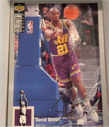 1994-95 Upper Deck Collector's Choice #121 David Benoit — front