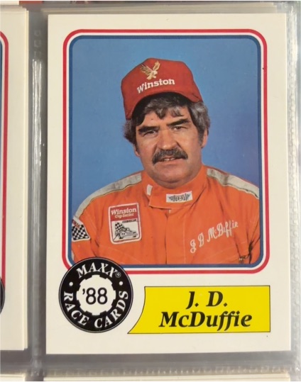 1988 Maxx #3 J.D. McDuffie — front