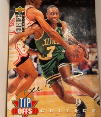 1994-95 Upper Deck Collector's Choice Tip Offs #167 Dee Brown — front