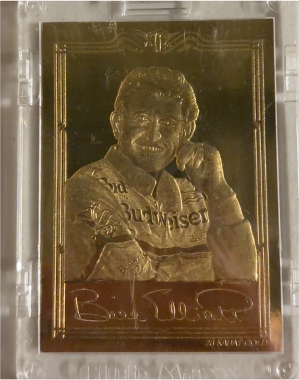1994 Maxx Racing NASCAR Bill Elliott Gold Club Edition Chase Card #NNO — front