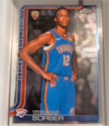 2025-26 Topps Chrome #165 Thomas Sorber — front