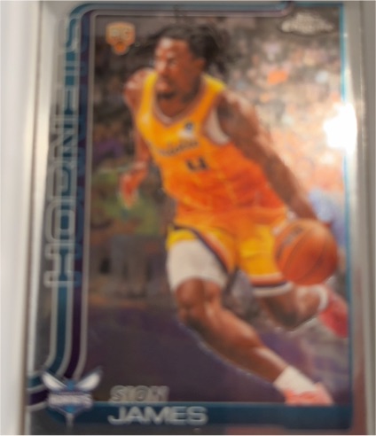 2025-26 Topps Chrome Update #183 Sion James — front