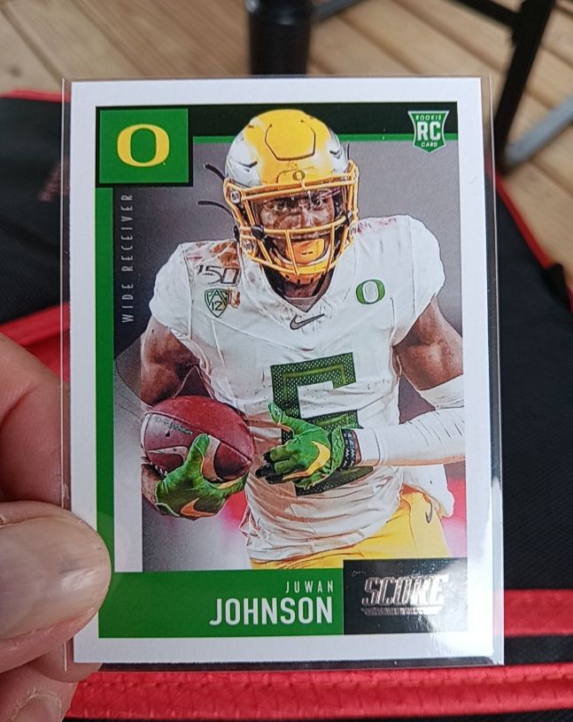 2020 Panini Score Football #431 Juwan Johnson — front