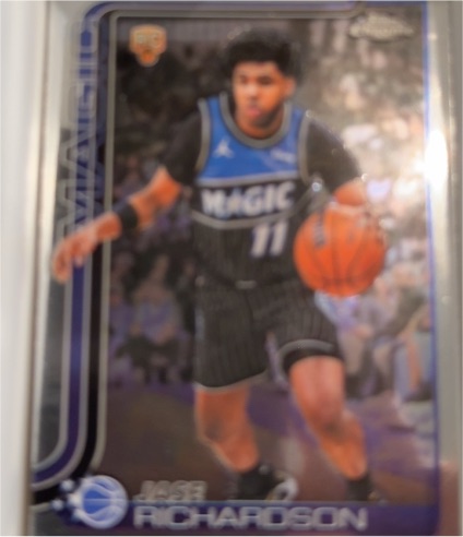 2025-26 Topps Chrome Update #175 Jase Richardson — front