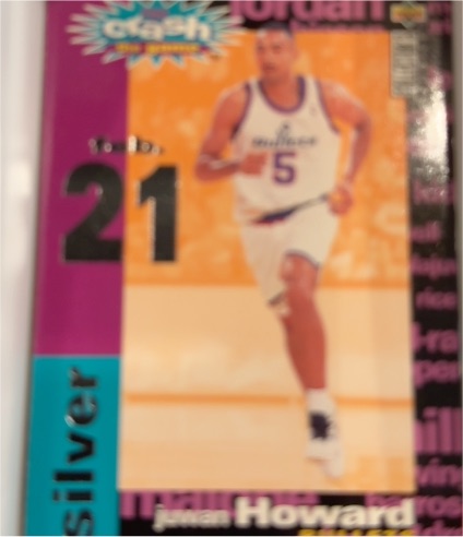 1995-96 Upper Deck Collector's Choice Crash the Game Silver #C3 Juwan Howard — front