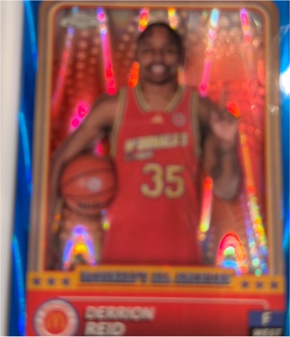 2024 Topps Chrome McDonald's All-American #91 Derrion Reid — front