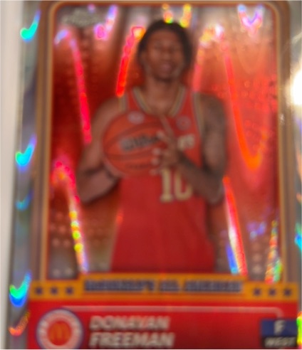 2024 Topps Chrome McDonald's All American #87 Donavan Freeman — front