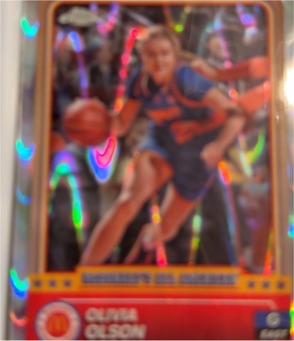 2024 Topps Chrome McDonald's All-American #8 Olivia Olson — front
