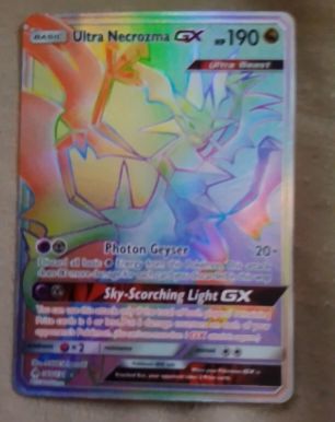Ultra Necrozma GX 140/131 SM Forbidden Light Secret Rare — front