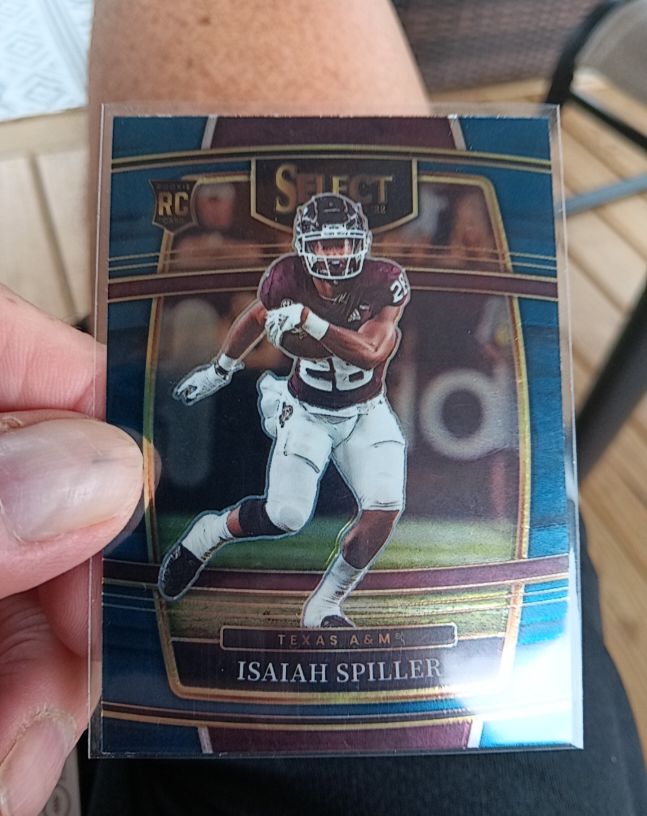 2022 Panini Select Draft Picks #18 Isaiah Spiller — front