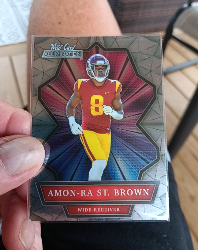 2021 Wild Card Alumination #ABC-68 Amon-Ra St. Brown — front