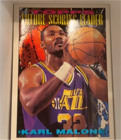 1994 Topps #389 Karl Malone Future Scoring Leader — front