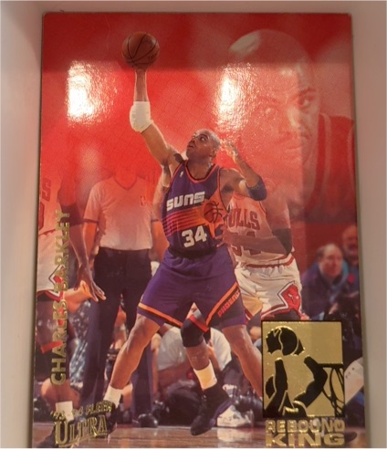1993-94 Fleer Ultra #1 Charles Barkley Rebound King Phoenix Suns — front