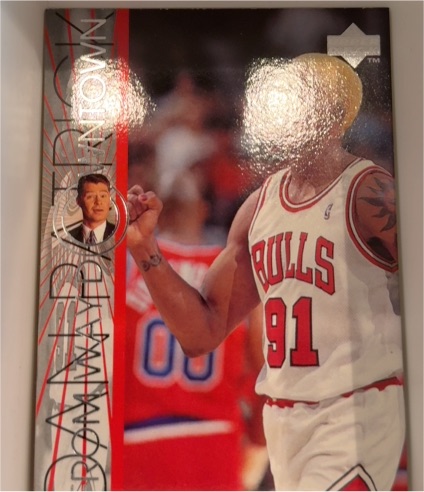 1996-97 Upper Deck #334 Dennis Rodman Chicago Bulls — front