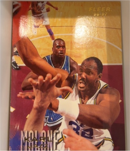 1996-97 Fleer #110 Karl Malone — front