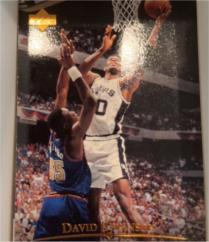 1995-96 Upper Deck #310 David Robinson — front