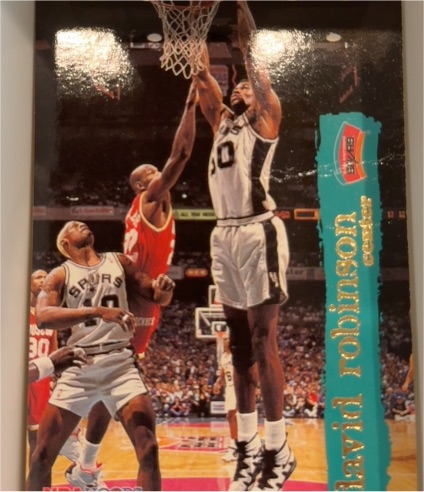 1995-96 NBA Hoops #149 David Robinson — front