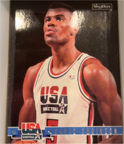 1994 SkyBox USA Basketball #88 David Robinson — front