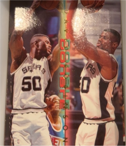 1995-96 Fleer Double Double #11 David Robinson — front