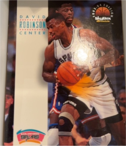 1993-94 SkyBox Premium #168 David Robinson — front