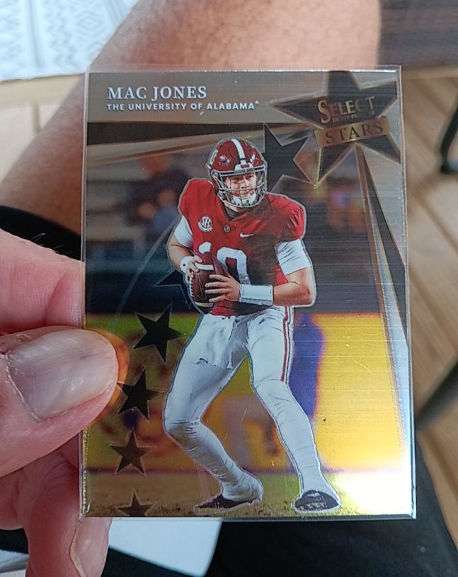 2022 Panini Select Draft Picks Select Stars #SS-MJ Mac Jones — front