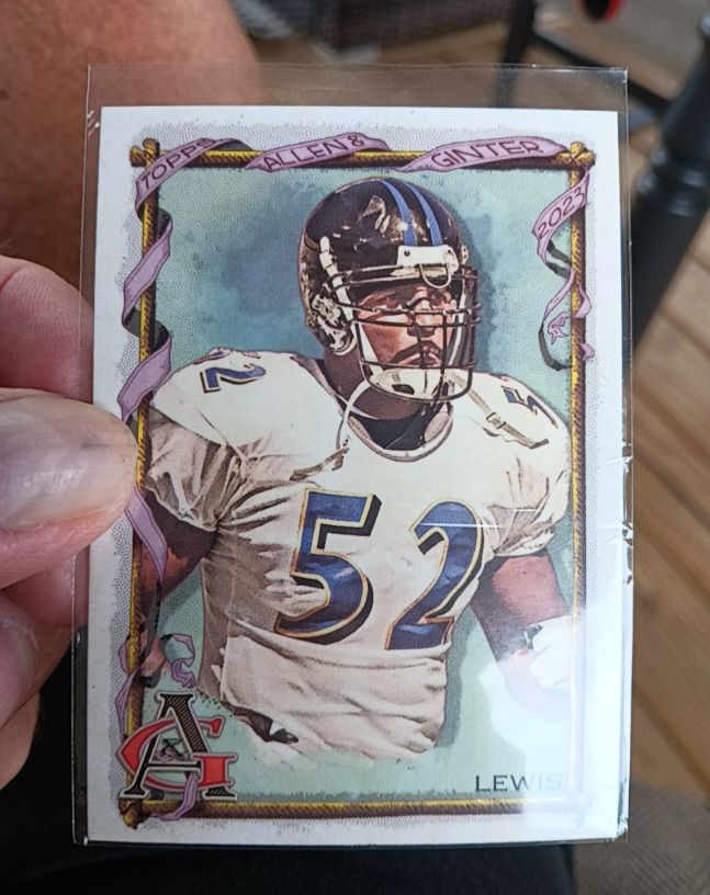 2023 Topps Composite Allen and Ginter #417 Ray Lewis — front
